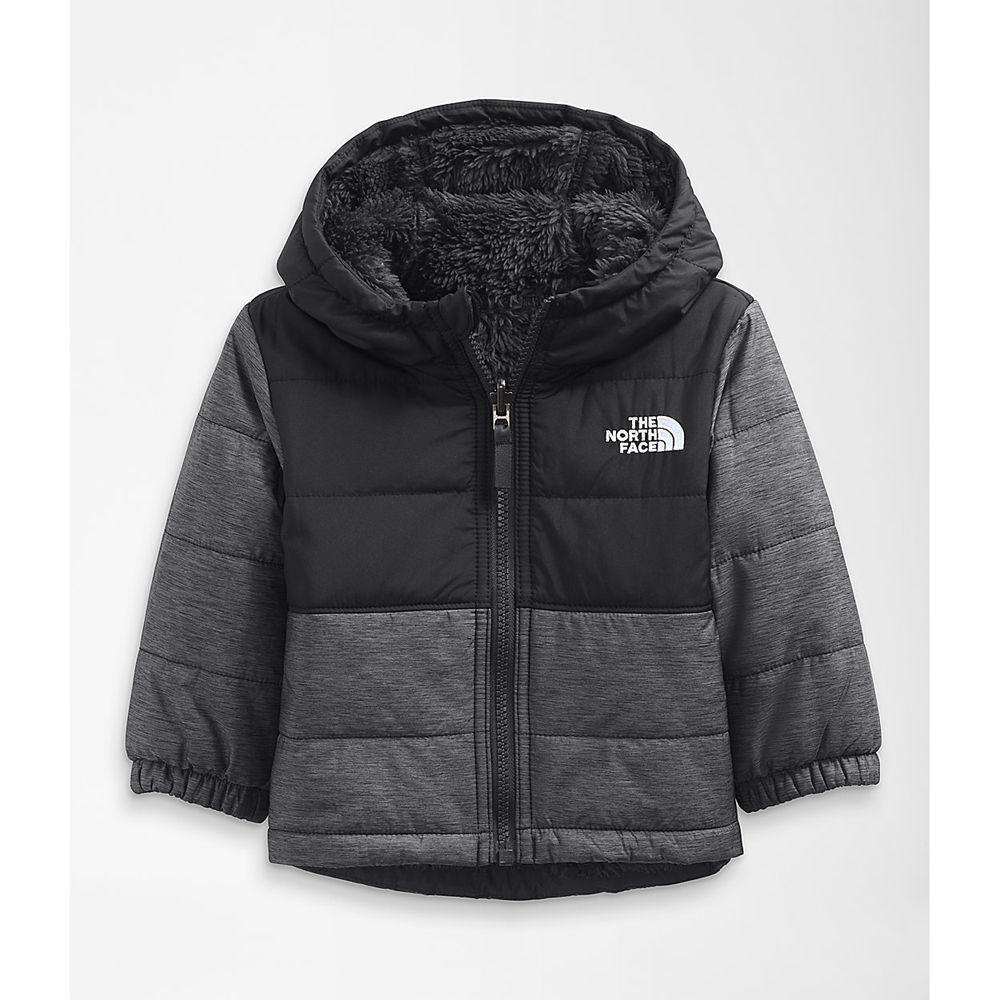 The North Face Reversible Mount Chimbo Full Zip Hooded Μωρό Σακάκι - Γκρι (DAVH58364)